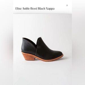 Fortress of Inca Elise Bootie Black Nappa SZ 39